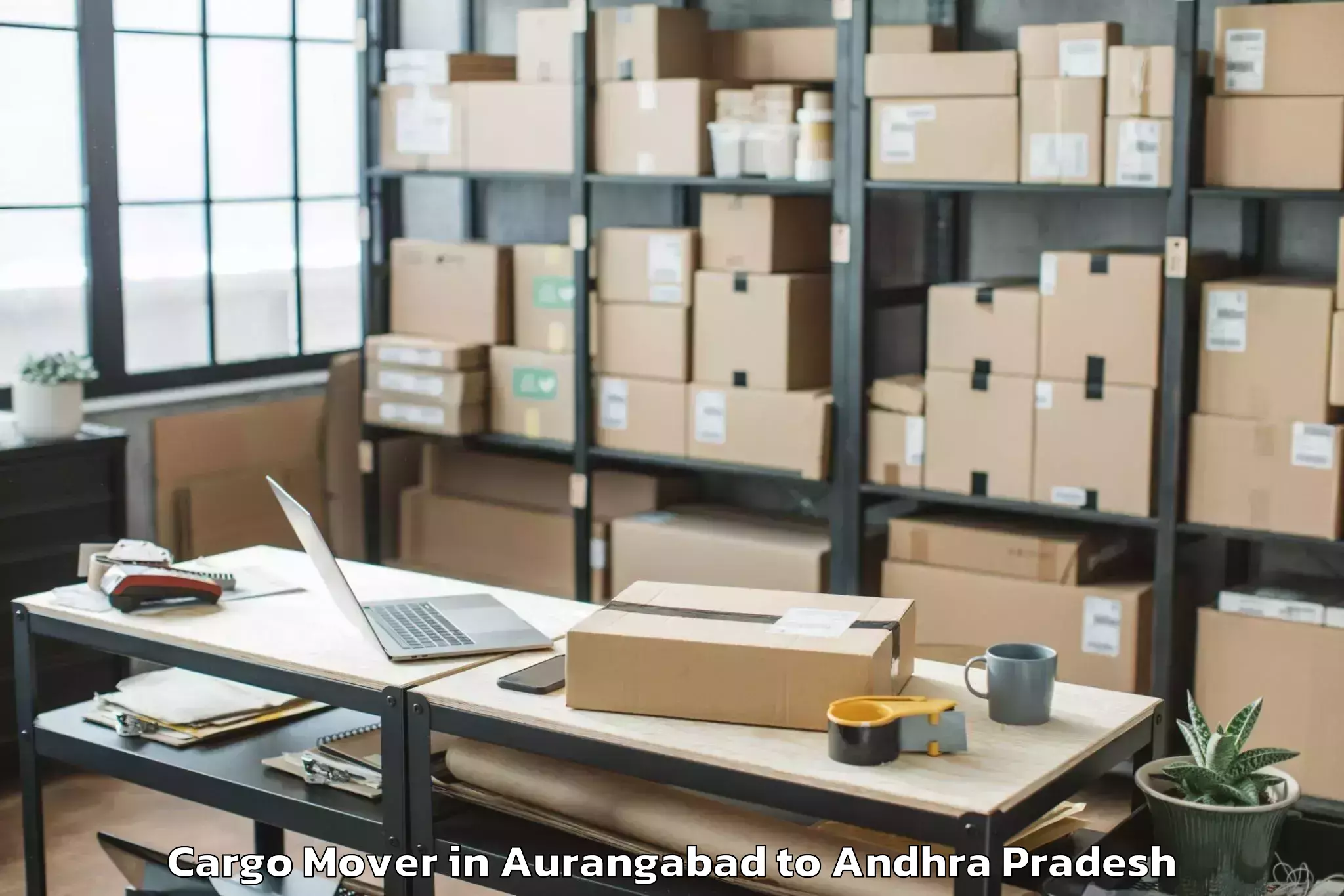 Leading Aurangabad to Buchinaidu Kandriga Cargo Mover Provider